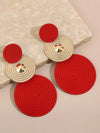 Circular Wave Pattern Fashion Earrings
