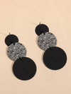 Circular Wave Pattern Fashion Earrings