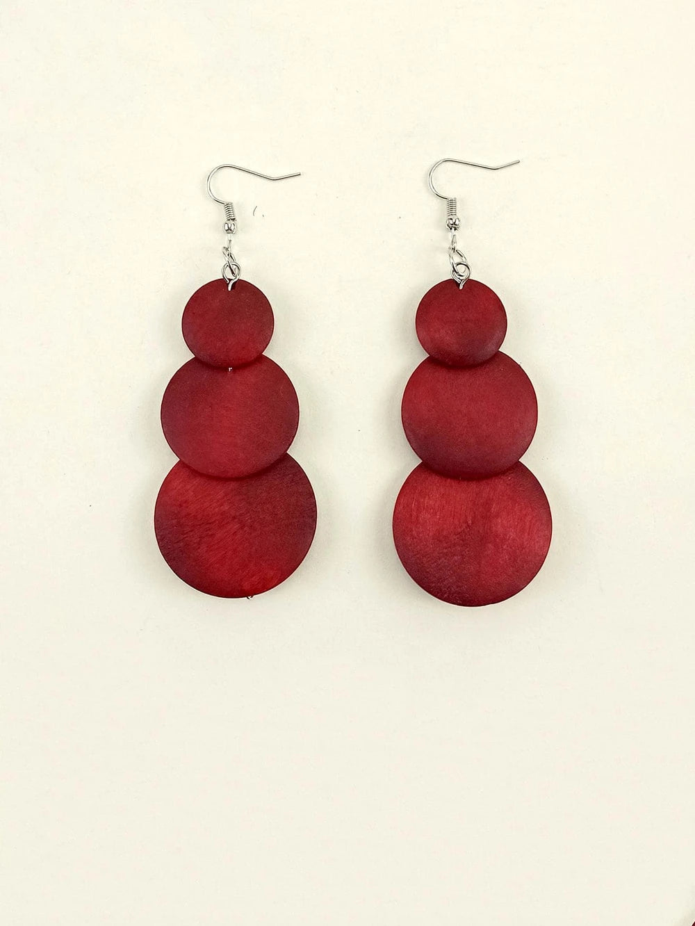 Round Drop Earrings
