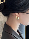 Old Money Teardrop Hoop Earrings