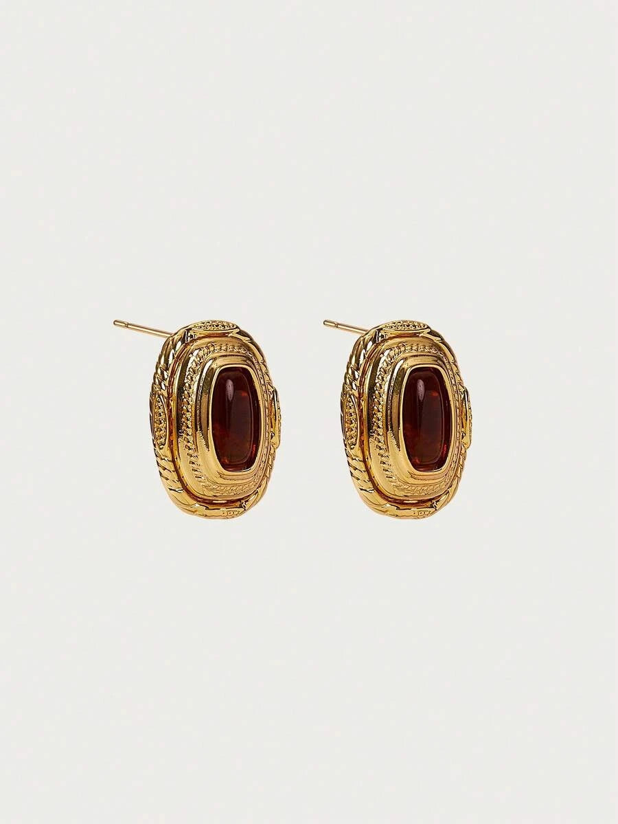 Glisma Vintage Geometric Drop Earrings