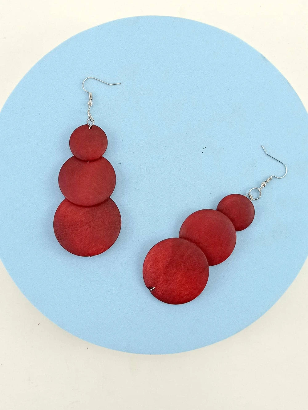 Round Drop Earrings