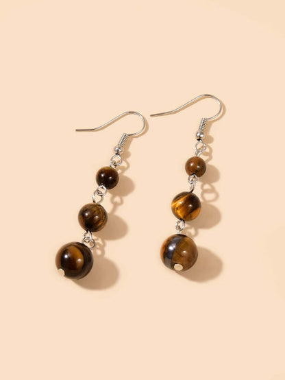 Stone Drop Earrings