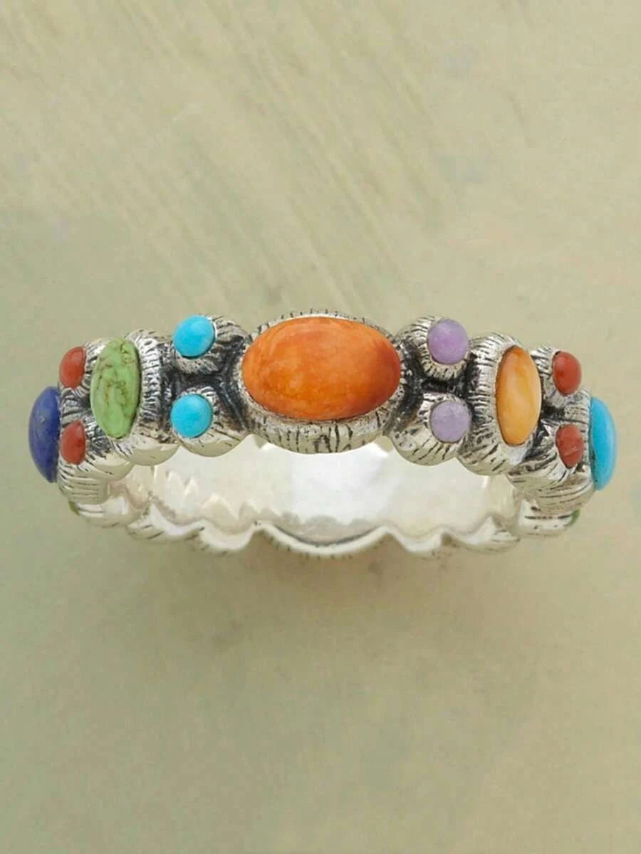 Vintage Bohemian Silver Ring