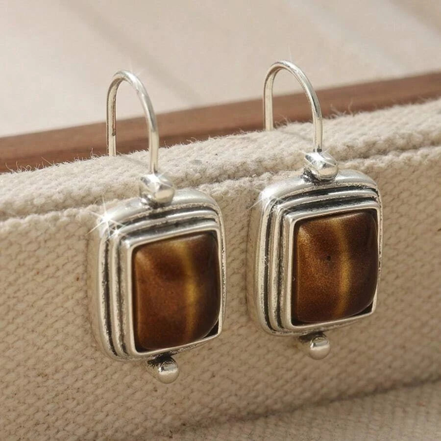 Classic Geometric Drop Earrings