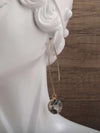 Resin Geometric Drop Earrings