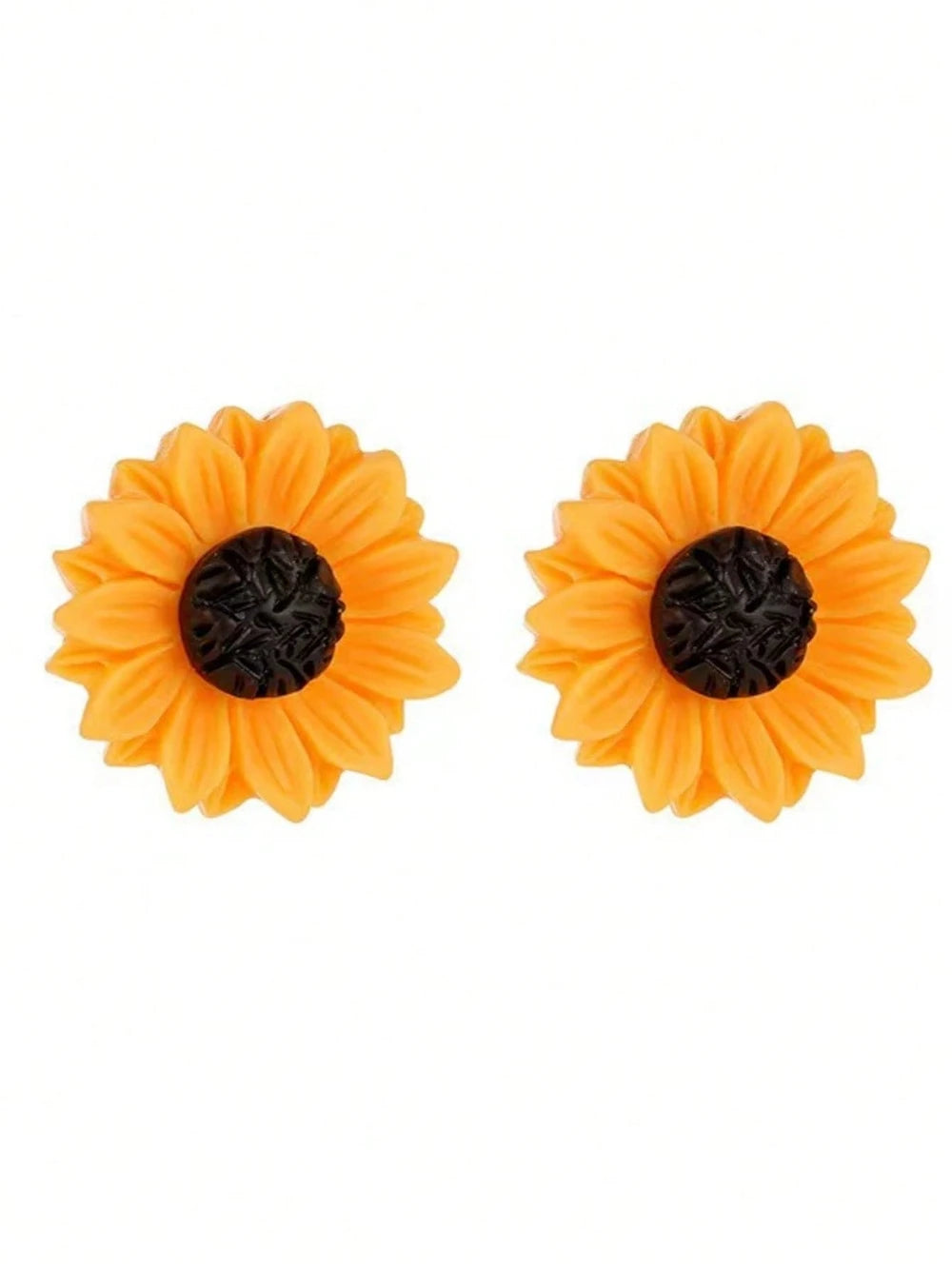 Vintage Sunflower Alloy Earrings