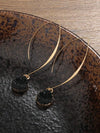 Resin Geometric Drop Earrings
