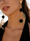 Retro Geometric Rotatable Drop Earrings