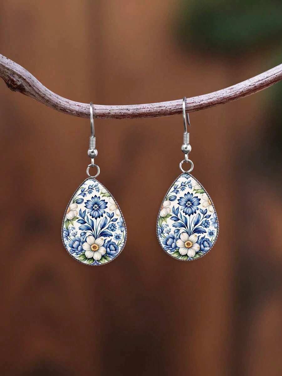 Porcelain Drop Earrings