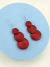Round Drop Earrings