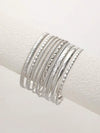 Bohemian Textured Bangle Bracelet Set