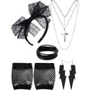 Blulu 80s Retro Party Costume Accessories