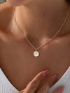 Gold Cross Pendant Necklace