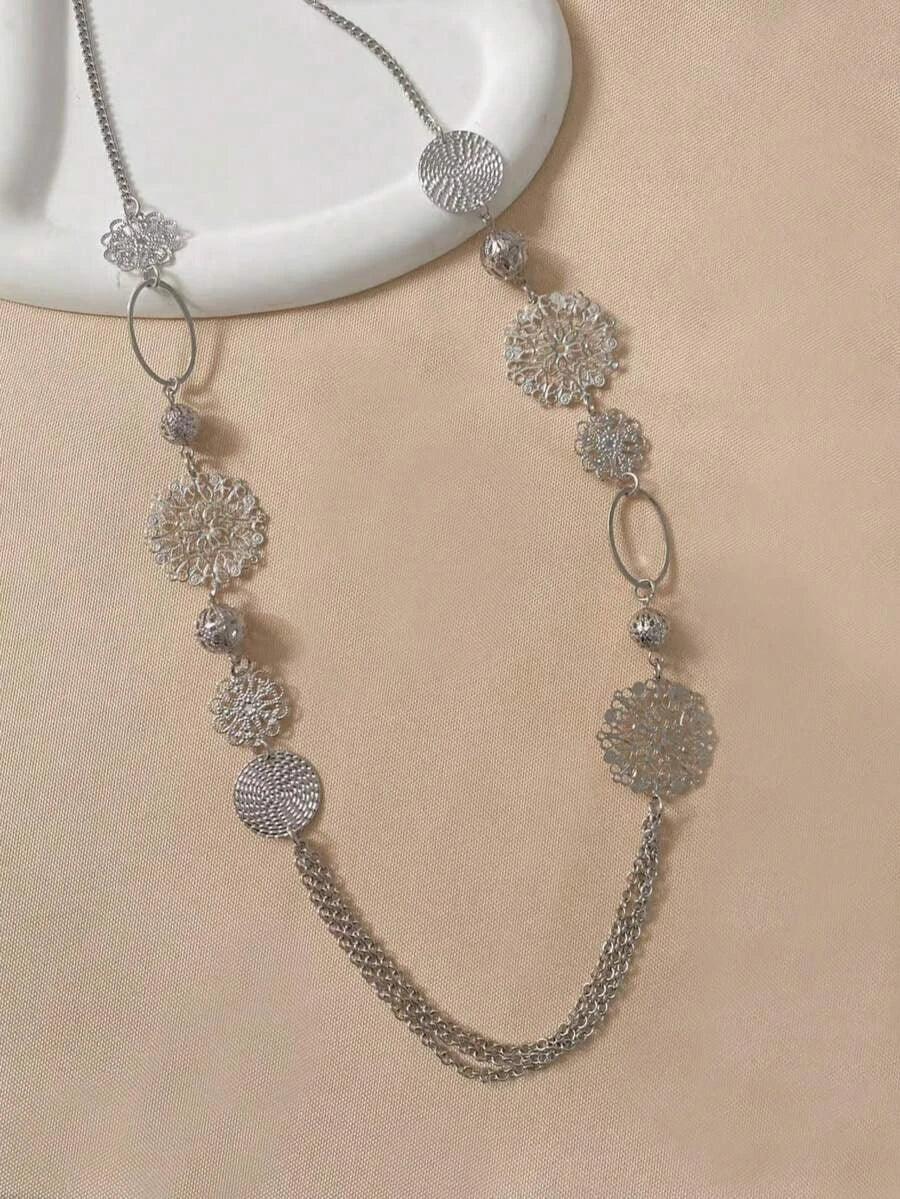 Bohemian Hollow Ball Sweater Chain
