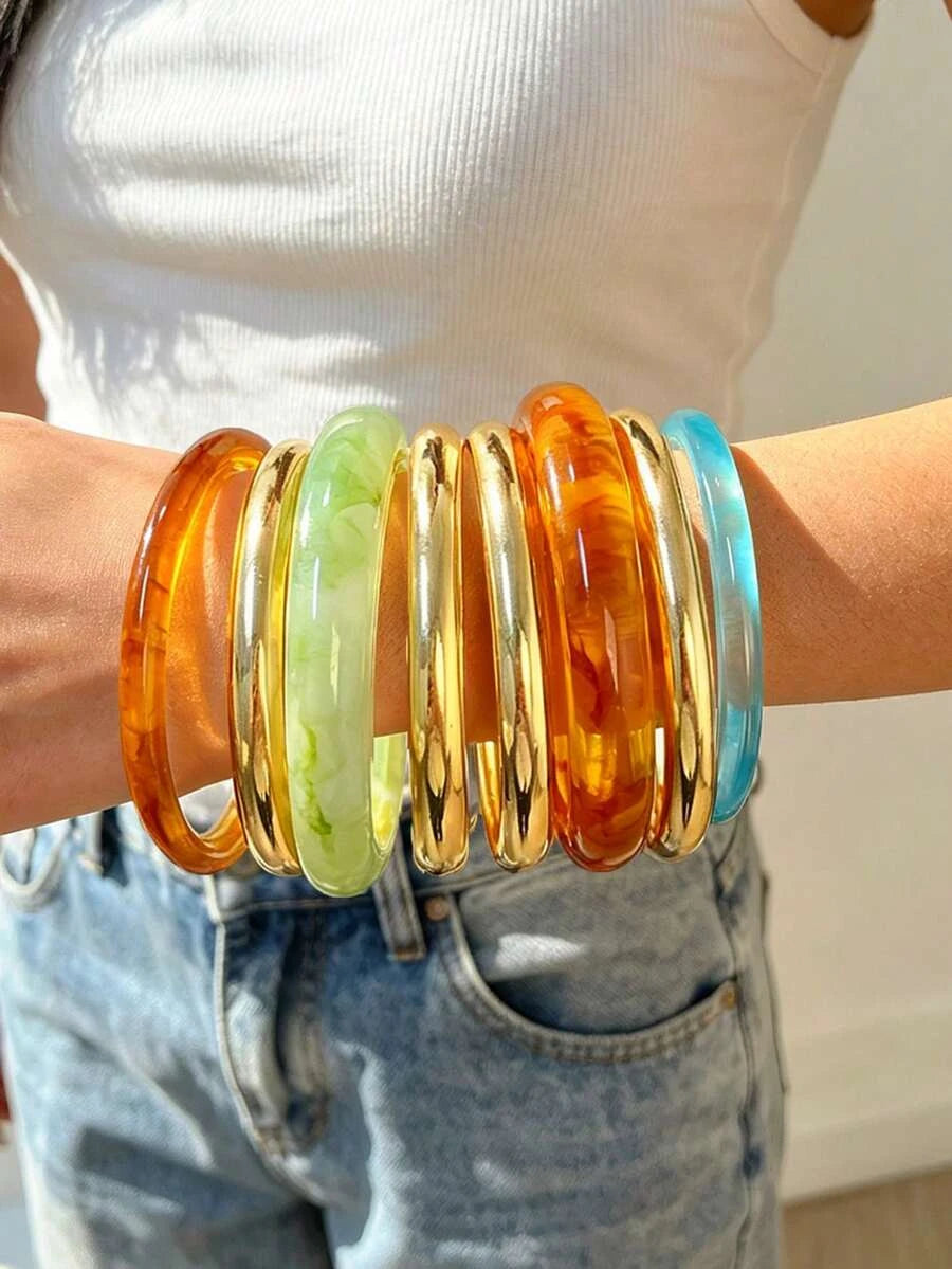 Vintage Red Bracelet Set