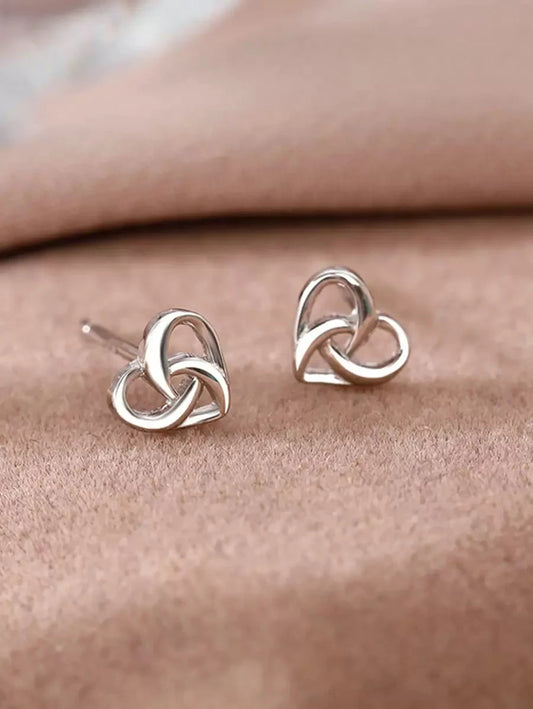 Elegant Heart Earring Studs