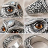 Vintage Owl Statement Ring