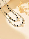Vintage Gothic Faux Pearl Layered Necklace Set