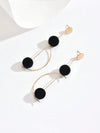 Retro Geometric Rotatable Drop Earrings