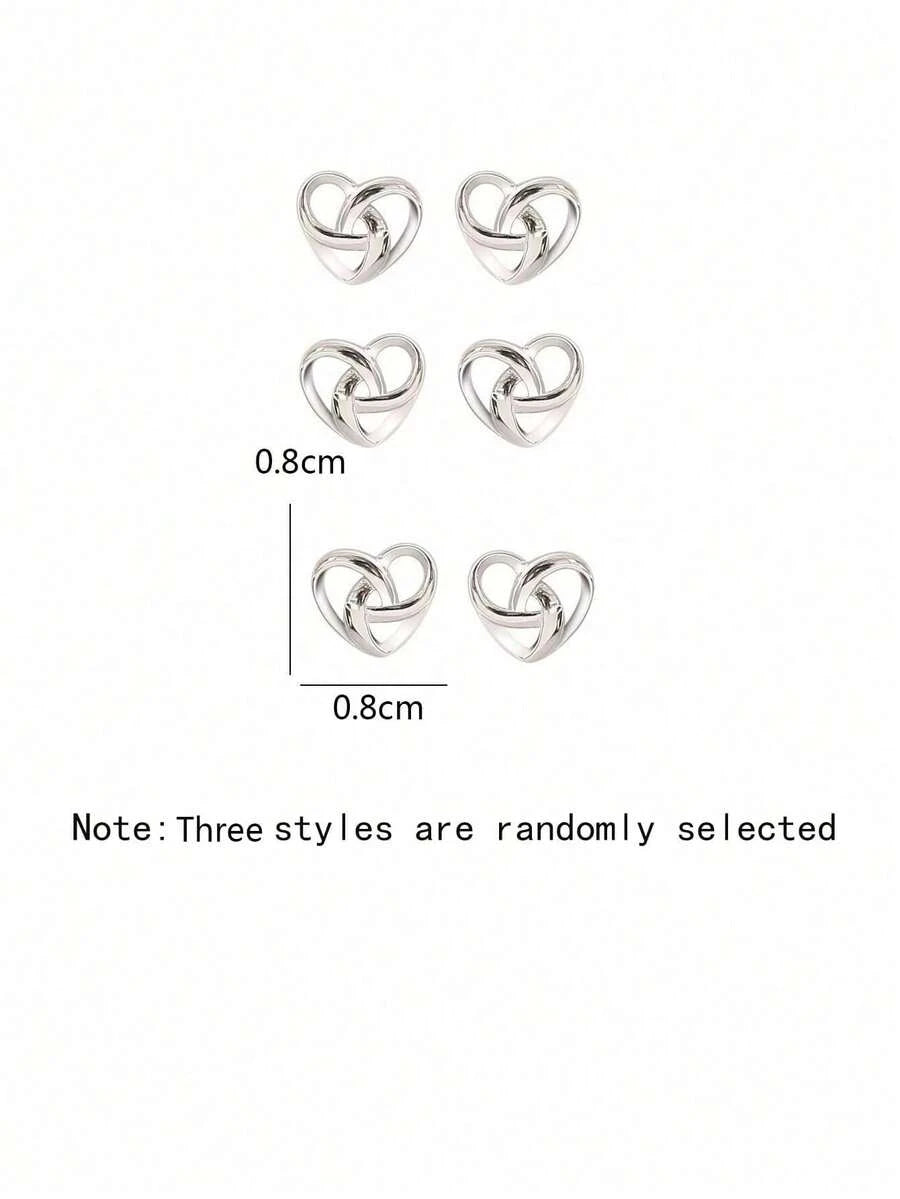 Elegant Heart Earring Studs