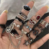 Gothic Cross Demon Ring