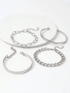 Rhinestone Snake Bracelet Set