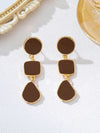 Vintage Geometric Asymmetrical Drop Earrings