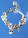 Vintage Heart Lock Key Bracelet