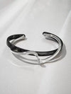 Andkiss Structured Layered Cuff Bangle