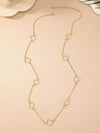 Clover Pendant Long Necklace