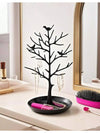 Plastic Bird Jewelry Tree Stand