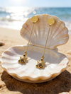 Retro Geometric Rotatable Drop Earrings