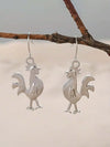 Vintage Chicken Earrings