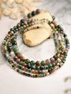 Vintage Green Agate Boho Choker