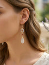 Chinese Retro Hollow Round Earrings