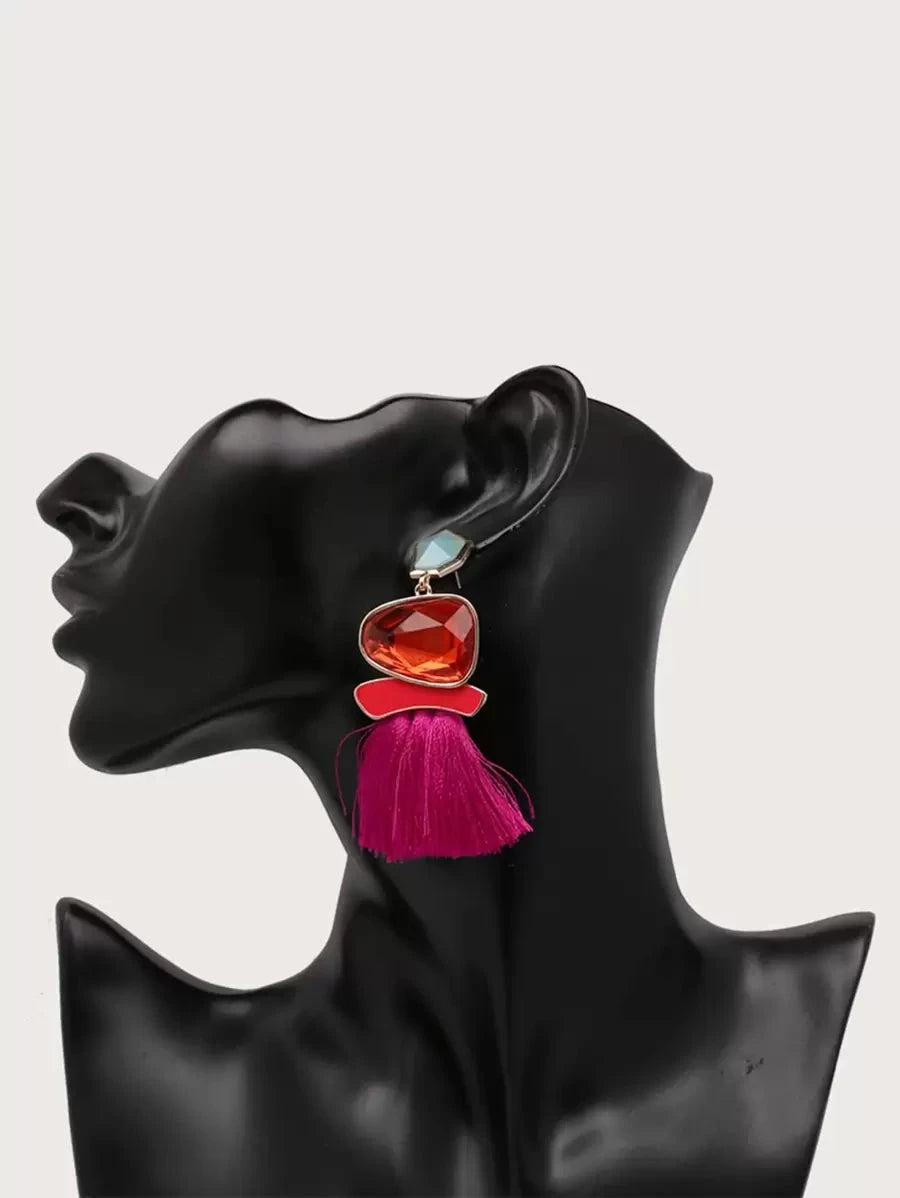 Juran Tassel Drop Earrings