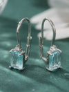 Retro Square Cubic Zirconia Earrings