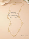 Clover Pendant Long Necklace