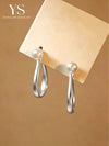 Matte Gold Metallic Earrings