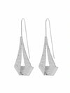 Vintage Hollow Geometric Pendant Earrings