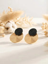 Minimalist Geometric Spiral Earrings