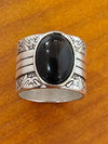 Vintage Silver Thick Band Ring