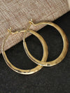 Hammered Large Hoop Earrings