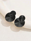 Minimalist Geometric Spiral Earrings