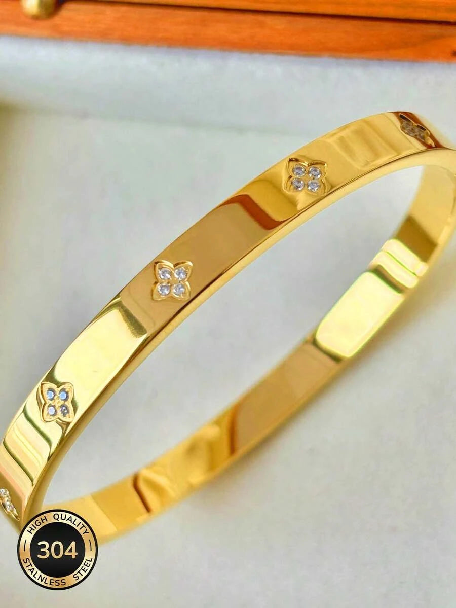 Personalized Multi-Color Stainless Steel Bracelet Set