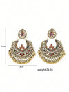 Multicolor Rhinestone Statement Earrings