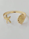 Gold Flower Bangle