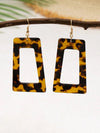 Colorful Geometric Square Drop Earrings