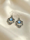 Vintage Bohemian Green Teardrop Earrings